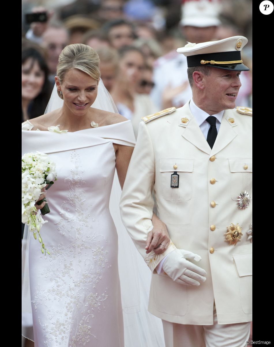 Albert et Charlène de Monaco - Mariage religieux du prince Albert II de Monaco et de la princesse Charlène en 2011