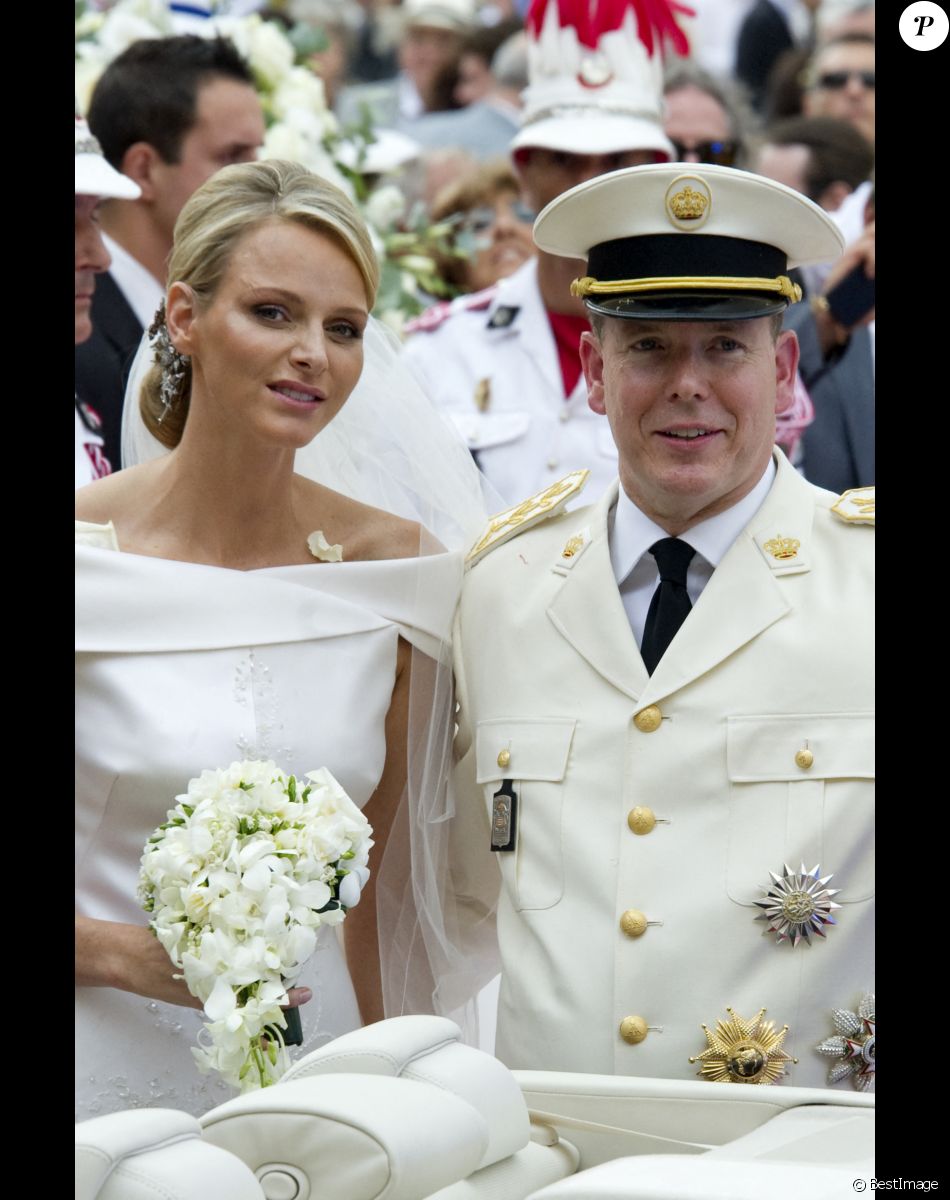 Albert et Charlène de Monaco - Mariage religieux du prince Albert II de Monaco et de la princesse Charlène