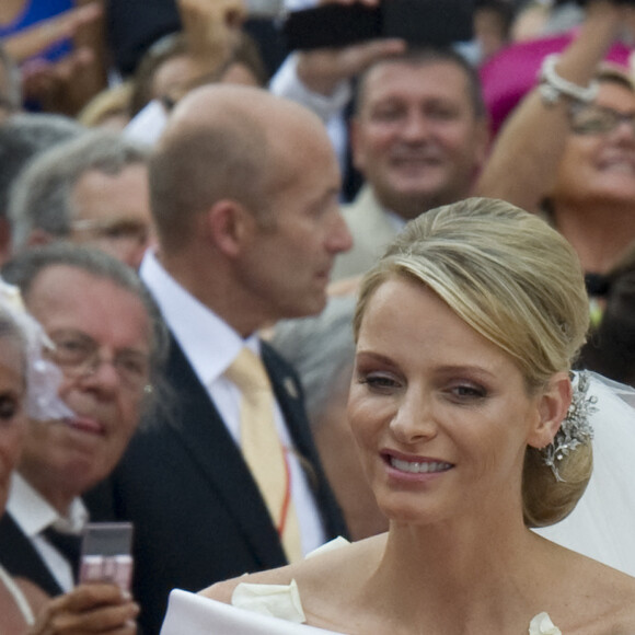 Albert et Charlène de Monaco - Mariage religieux du prince Albert II de Monaco et de la princesse Charlène en 2011