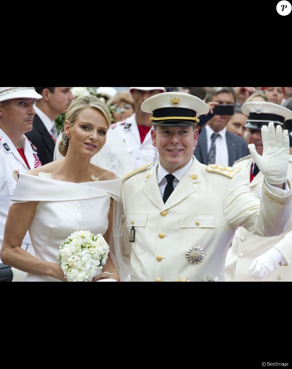 Albert et Charlène de Monaco - Mariage religieux du prince Albert II de Monaco et de la princesse Charlène