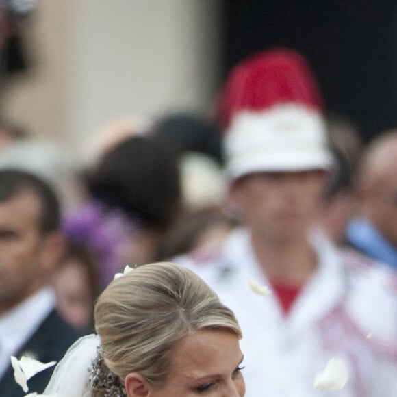 Albert et Charlène de Monaco - Mariage religieux du prince Albert II de Monaco et de la princesse Charlène en 2011