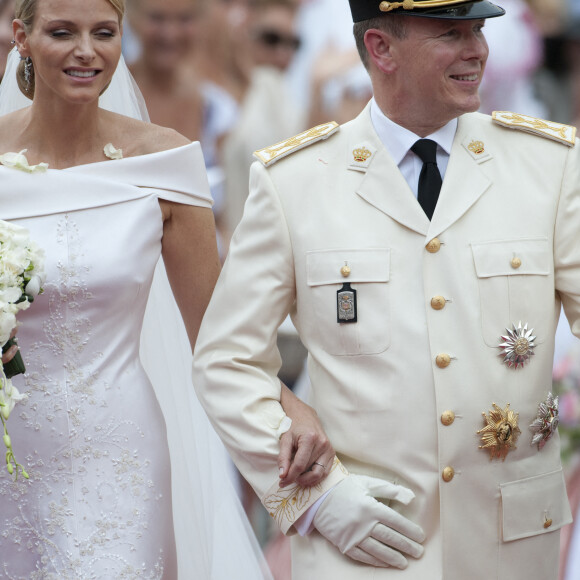 Albert et Charlène de Monaco - Mariage religieux du prince Albert II de Monaco et de la princesse Charlène en 2011