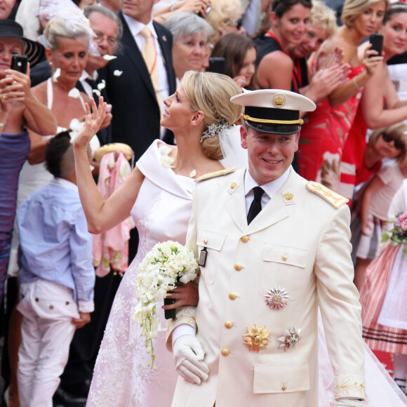 Albert et Charlène de Monaco - Mariage religieux du prince Albert II de Monaco et de la princesse Charlène en 2011