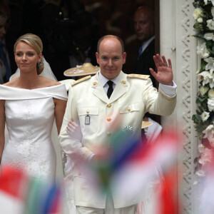Albert et Charlène de Monaco - Mariage religieux du prince Albert II de Monaco et de la princesse Charlène en 2011