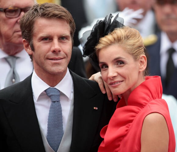 Clotilde Courau et Emmanuel-Philibert de Savoie - Mariage de la princesse Charlene et du prince Albert de Monaco