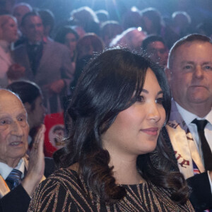 Louis Ducruet et sa femme Marie (enceinte) - Remise des prix lors du 4ème jour du 45ème Festival International du Cirque de Monte Carlo sous le chapiteau Fontvieille à Monaco le 24 janvier 2023. © Olivier Huitel/Pool/Bestimage 