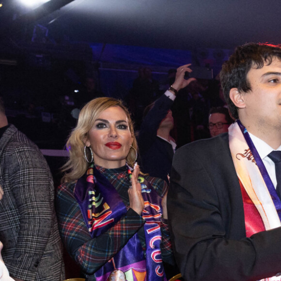 Louis Ducruet et sa femme Marie (enceinte) - Remise des prix lors du 4ème jour du 45ème Festival International du Cirque de Monte Carlo sous le chapiteau Fontvieille à Monaco le 24 janvier 2023. © Olivier Huitel/Pool/Bestimage