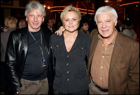 Roger Louret, Muriel Robin et Guy Bedos - Spectacle de Guy Bedos au Cirque d'hiver