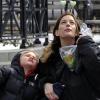 Liv Tyler avec son fiston Milo à New York. Le 18 février 2010