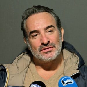 Jean Dujardin lors de l'avant-première du film "Les Chemins Noirs", dans lequel il a le rôle principal, réalisé par Denis Imbert, au cinéma Pathé Gare du Sud à Nice, le 26 janvier 2023. © Bruno Bebert/Bestimage