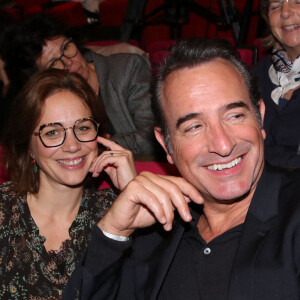 Exclusif - Jean Dujardin et sa femme Nathalie Péchalat - Salle - Spectacle symphonique Claude Lelouch "D'un film à l'autre" au Palais des Congrès de Paris le 14 novembre 2022. © Moreau / Rindoff / Bestimage