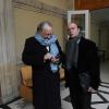 Paul Lederman arrive au tribunal de Paris
