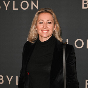 Anne-Sophie Lapix à la première du film "Babylon" au cinéma Le Grand Rex à Paris, France, le 14 janvier 2023. © Coadic Guirec/Bestimage 