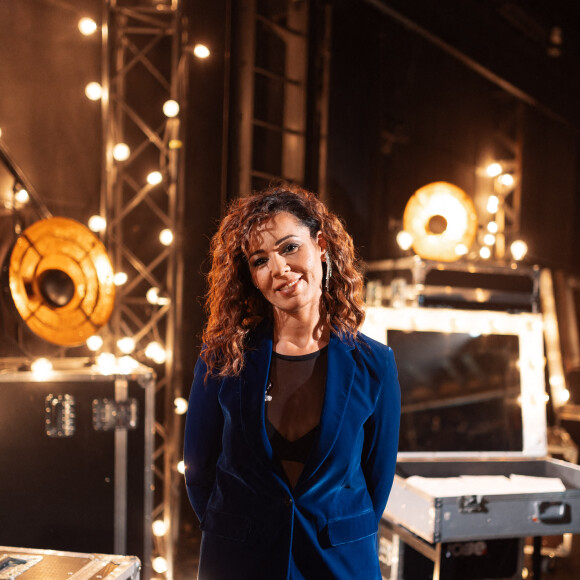Exclusif - Chimène Badi - Backstage - Enregistrement de l'émission "Michel Polnareff, la soirée événement", diffusée le 6 décembre à 21h10 sur France 2 © Tiziano Da Silva-Cyril Moreau / Bestimage