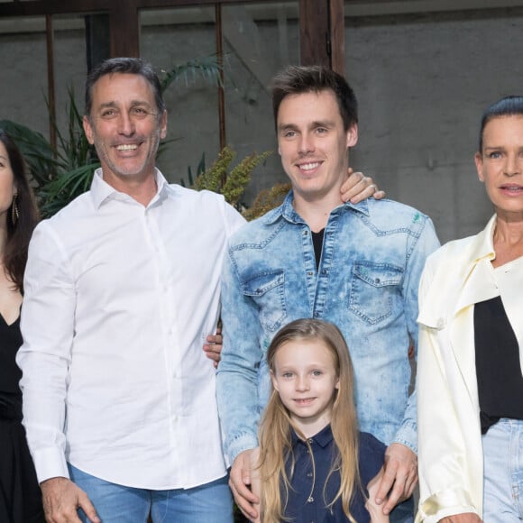 Maguy Ducruet, Kelly-Marie Lancien et son mari Daniel Ducruet, Linoué Ducruet, Louis Ducruet, la princesse Stéphanie de Monaco, Camille Gottlieb - Défilé Alter Designs mode homme printemps-été 2020, le premier défilé de Pauline Ducruet dans le cadre de la Fashion Week de Paris à la Cartonnerie à Paris le 18 juin 2019. © Cyril Moreau/Bestimage