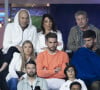 Zinedine Zidane et sa femme Véronique, Luca Zidane et sa compagne Marina, Théo Zidane - Les célébrités assistent à la victoire du Real Madrid face à Liverpool (1-0) en finale de la Ligue des Champions au stade de France, le 28 mai 2022. © Cyril Moreau / Bestimage