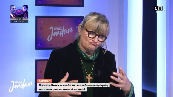 Christine Bravo dans l'émission "Chez Jordan".