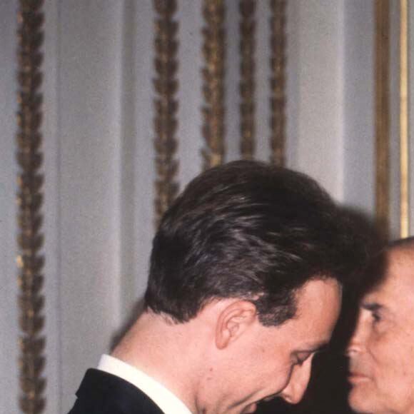 Stéphane Bern face au prince Charles et à la princesse Diana le 7 novembre 1988