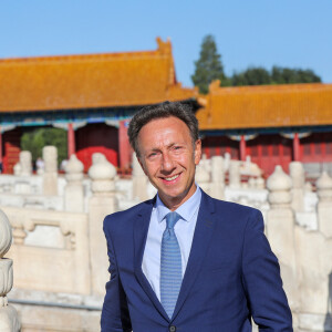 Exclusif - Stéphane Bern lors de l'inauguration de l'exposition "Princes et princesses de Monaco" à la cité interdite à Pékin le 6 septembre 2018. © Jean-Charles Vinaj / PRM / Bestimage 