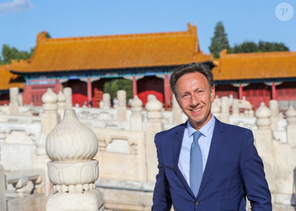 Exclusif - Stéphane Bern lors de l'inauguration de l'exposition "Princes et princesses de Monaco" à la cité interdite à Pékin le 6 septembre 2018. © Jean-Charles Vinaj / PRM / Bestimage 