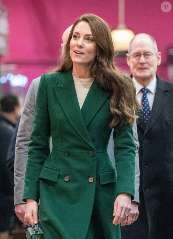 Kate Catherine Middleton, princesse de Galles, visite le Kirkgate Market à Leeds. Le 31 janvier 2023 