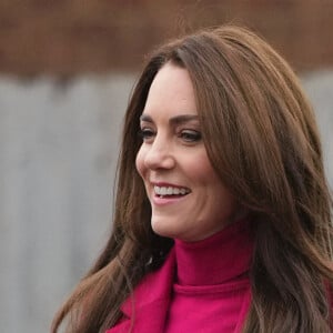 Kate Catherine Middleton, princesse de Galles, à son arrivée au Windsor Foodshare à Windsor. Le 26 janvier 2023 