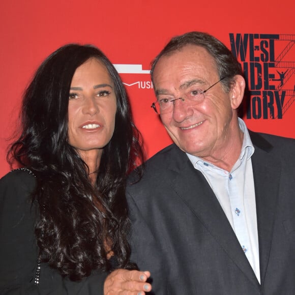 Jean-Pierre Pernaut et sa femme Nathalie Marquay - Soirée de gala de la comédie musicale "West Side Story" à la Seine Musicale à Boulogne-Billancourt. © Giancarlo Gorassini/Bestimage