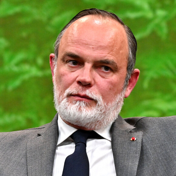 Edouard Philippe, l'ancien Premier ministre, maire du Havre et fondateur du parti politique Horizons, participe à une conférence au MIPIM 2022 au Palais des Festivals à Cannes, France, le 16 mars 2022.  © Bruno Bebert/Bestimage