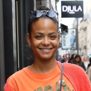 Exclusif - Christina Milian fait du shopping lors de la Fashion Week de Paris (PFW), France, le 30 septembre 2022.