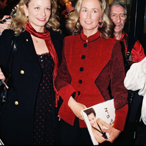 Brigitte Fossey et sa fille Marie Adam - Soirée des Molières en 1996