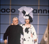 Paco Rabanne et Carla Bruni en 1994