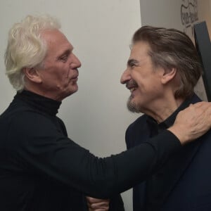 Exclusif - Serge Lama et Gérard Lenorman - Backstage du concert de Serge Lama à la salle Pleyel à Paris - Jour 2. Le 24 novembre 2017 © Giancarlo Gorassini / Bestimage 