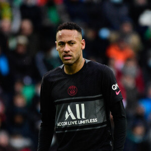 Neymar Jr - Match de Ligue 1 Uber Eats "Saint-Etienne - PSG (1-3)" au stade Geoffroy Guichard, le 28 novembre 2021.