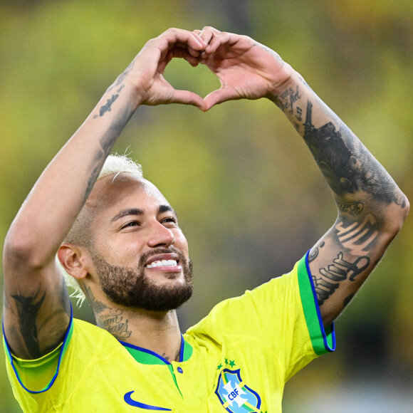 Neymar Jr. - Match "Brésil - Corée" lors de la Coupe du Monde au Qatar. © Philippe Perusseau/Bestimage