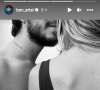 Ben Attal a publié un cliché de sa compagne Jordane Crantelle et lui avec des tatouages similaires.