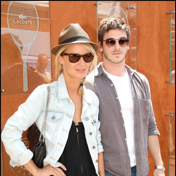 Gaspard Ulliel et Jordane Crantelle à Roland Garros en 2011