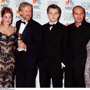 James Cameron et l'équipe du film Titanic - Golden Globes 1998
