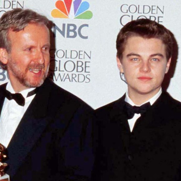 James Cameron et l'équipe du film Titanic - Golden Globes 1998