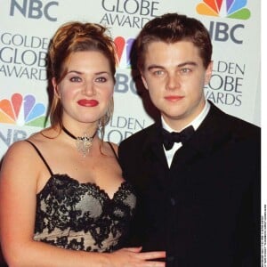 Leonardo DiCaprio et Kate Winslet - Golden Globes 1998