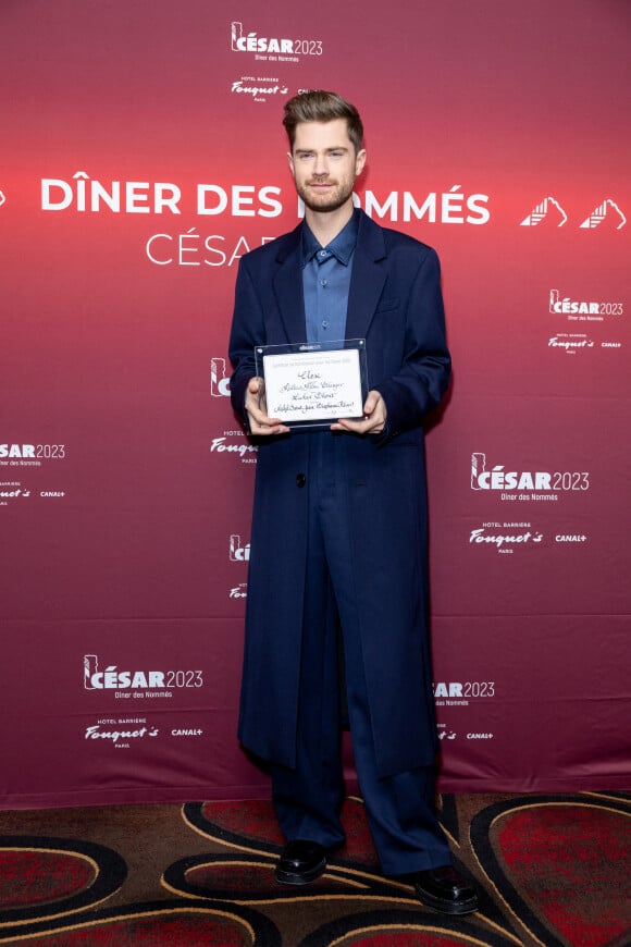 Lukas Dhont au photocall du dîner des nommés au Cesar 2023 au Fouquet's à Paris le 6 février 2023. © Olivier Borde / Bestimage