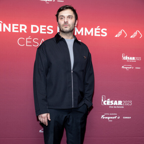 Pio Marmaï au photocall du dîner des nommés au Cesar 2023 au Fouquet's à Paris le 6 février 2023. © Olivier Borde / Bestimage