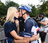 Marion Rousse et Julian Alaphilippe - Championnats du Monde UCI - Elite Hommes en Belgique le 26 septembre 2021.
