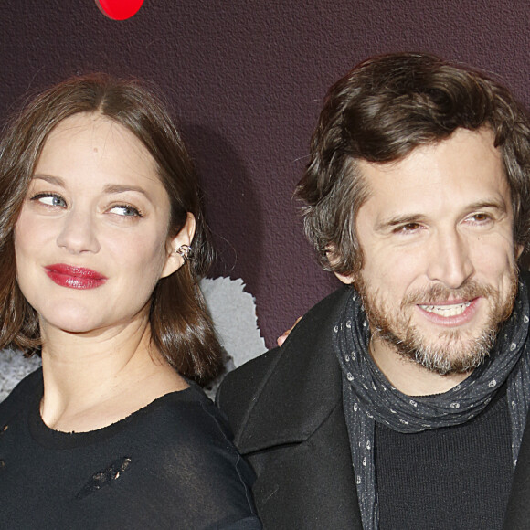 Marion Cotillard (enceinte) et Guillaume Canet - Avant-première du film "Rock'n Roll" au Pathé Beaugrenelle à Paris le 13 février 2017