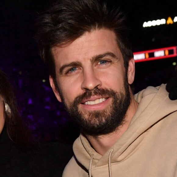 Exclusif - Irina Shayk et Gerard Piqué - People au match de Basketball Paris NBA 2023 entre les Pistons de Detroit et les Bulls de Chicago à l'Accor Arena Bercy le 19 janvier 2023. © Veeren/Bestimage