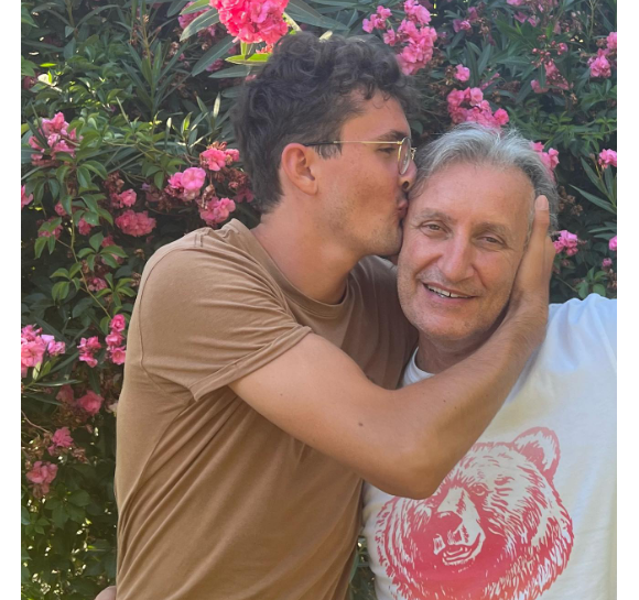 Paul Azzopardi (Affaire conclue) avec son fils Alexis sur Instagram