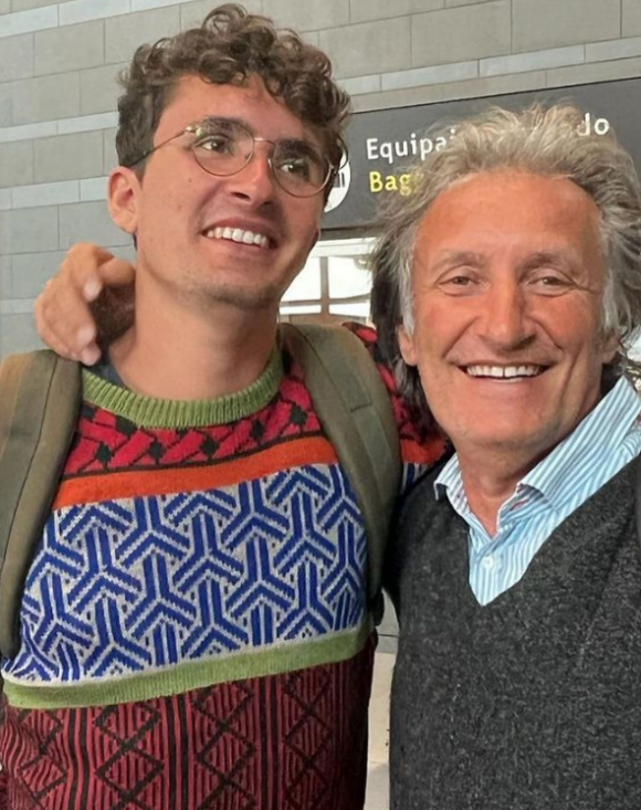 Paul Azzopardi (Affaire conclue) avec son fils Alexis sur Instagram