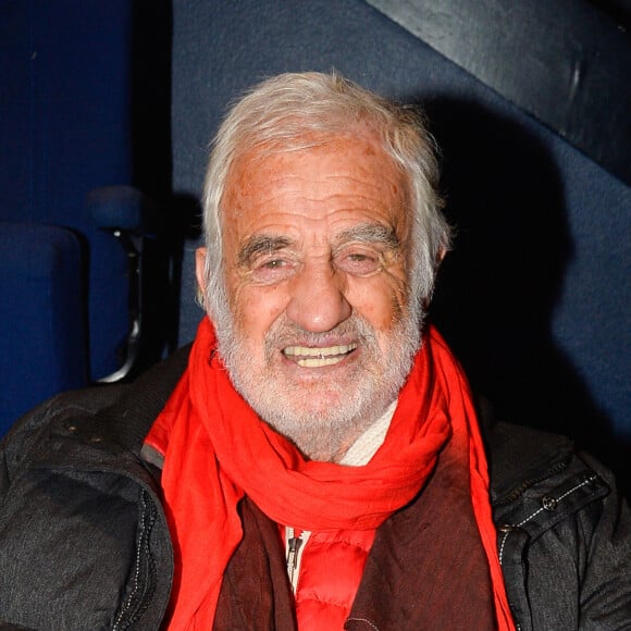 Exclusif - Jean-Paul Belmondo au concert de Charles Aznavour au Palais des Sports à Paris, le 21 décembre 2016. © Guirec Coadic/Bestimage 