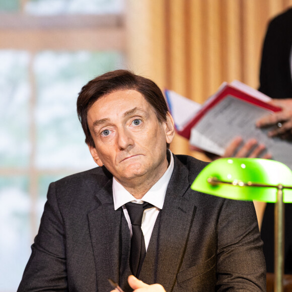Exclusif - Pierre Palmade - Jour 2 - Enregistrement de l'émission "La Fine Equipe : Le retour !" à Paris, diffusée le 14 janvier sur France 2. Le 4 novembre 2022 © Cyril Moreau-Tiziano Da Silva / Bestimage S
