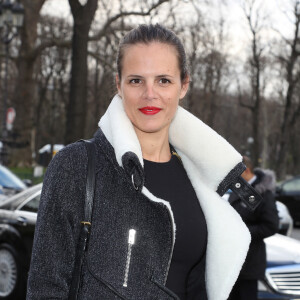 Laure Manaudou - Arrivées des people au défilé de mode, collection prêt-à-porter automne-hiver "Guy Laroche" au Grand Palais à Paris.