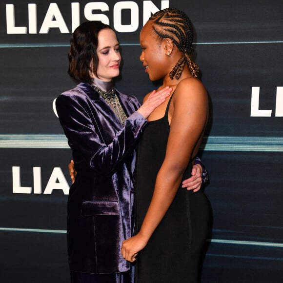 Eva Green et Bukky Bakray - Avant-première de la série "Liaison" sur Apple TV+ au Publicis Drugstore à Paris, le 12 février 2023. © Veeren/Bestimage